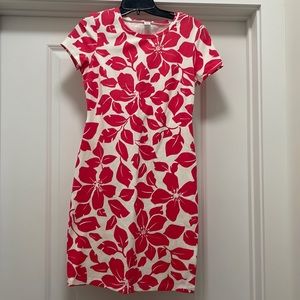 Old Navy Hawaiian Print Pink and White Dress Size XS